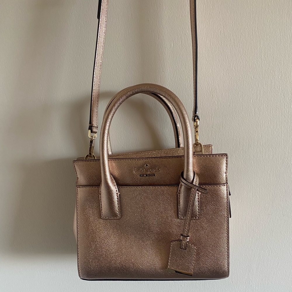 NWOT Kate Spade Rose Gold Purse